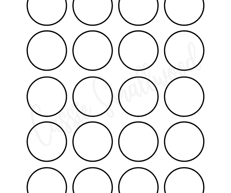 17 Sizes Of Printable Circle Templates Cassie Smallwood