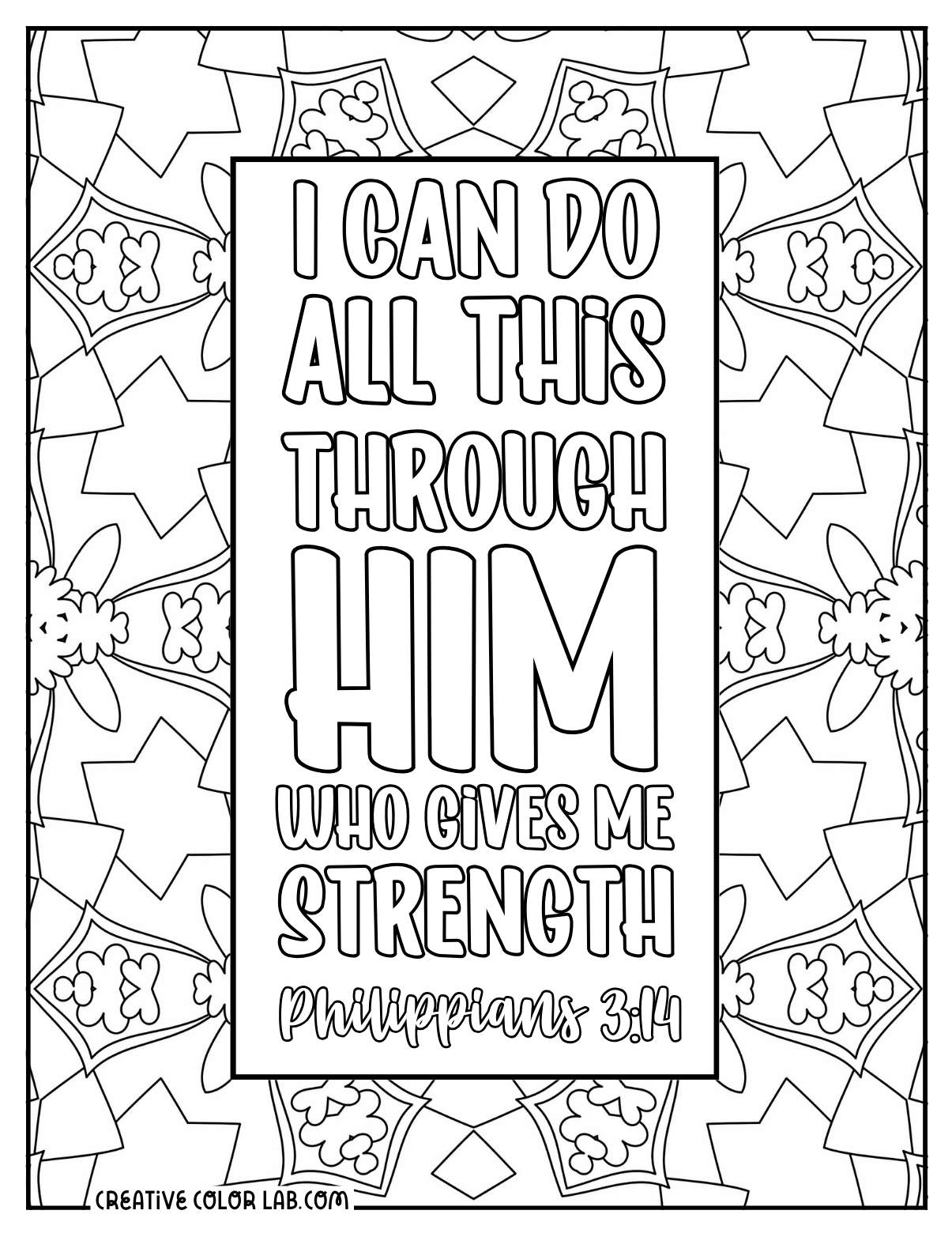 61 Bible Verse Coloring Pages Free Printable Christian Quotes