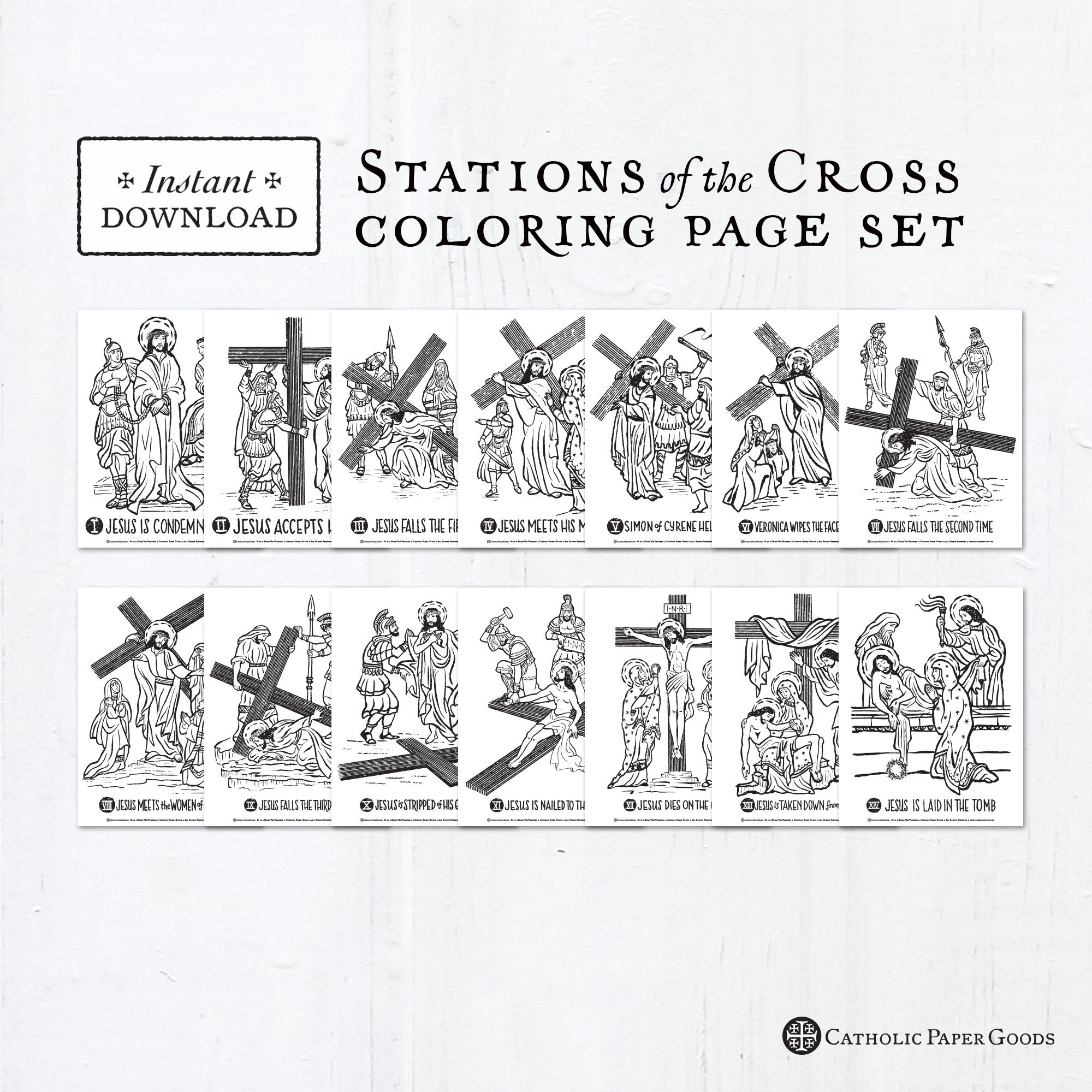 Stations Of The Cross Coloring Pages 14 Catholic Lent Coloring Pages Lent Activity For Kids Printable Lent Coloring Pages Lent For Kids